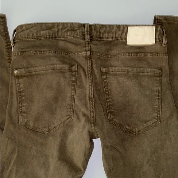 GREEN ZARA JEANS TRAFALUC DENIM MAKERS - Picture 6 of 8